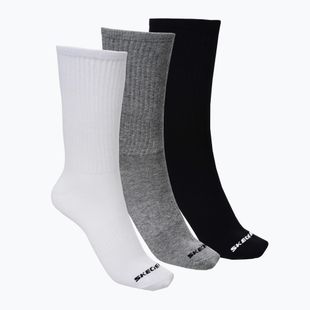 Socks SKECHERS Non Tery Crew Arch Support 3 pack white/black