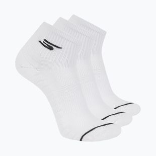 Men's socks SKECHERS 1/2 Terry Qtr Crew 3 pairs white traditional