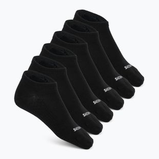 Men's socks SKECHERS Non Terry Low Cut 6 pairs black