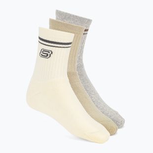 Socks Skechers Full Terry Low Crew ivory