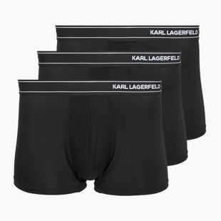 Men's boxers KARL LAGERFELD Stripe Logo Micro Trunk 3 pairs black
