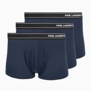 Men's boxers KARL LAGERFELD Stripe Logo Micro Trunk 3 pairs mood indigo