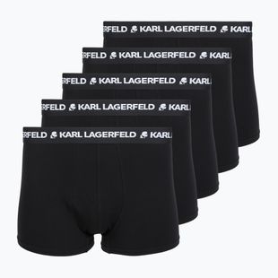 Men's boxers KARL LAGERFELD Logo Trunk 5 pairs black