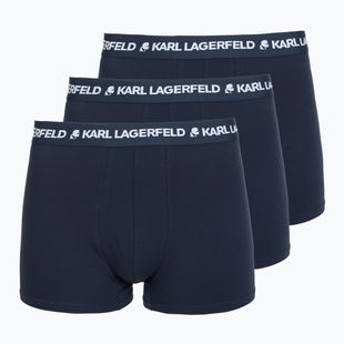 Men's boxers KARL LAGERFELD Logo Trunk 3 pairs navy