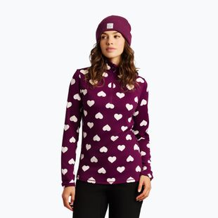 Women's fleece sweatshirt Protest PRTSwana 1/4 Zip Active current purple