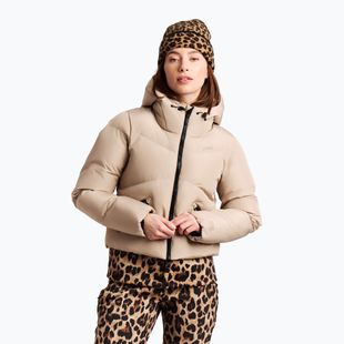 Women's snowboard jacket Protest PRTPreppydos Zipshift bamboobeige