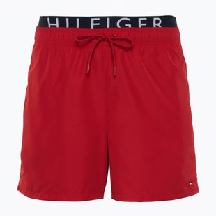 Men's Tommy Hilfiger Medium Drawstring Swim Shorts Dw medium red