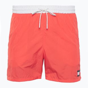 Tommy Hilfiger men's Medium Drawstring pink poppy swim shorts