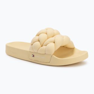 Tommy Jeans women's Braided Slide slides frozen custard