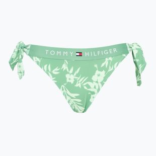Tommy Hilfiger Cheeky Side Tie Bikini Bottom Print floral tropical aop fort green