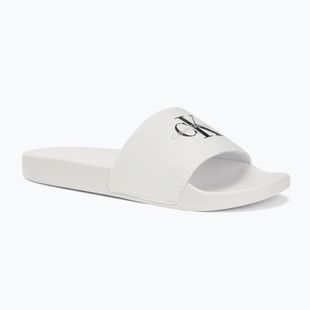 Calvin Klein women's slides YW0YW01835 Slide Monogram Wn bright white/black