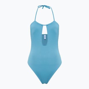 Women's one-piece swimsuit Calvin Klein KW0KW02725 Plunge - RP adriatic blue
