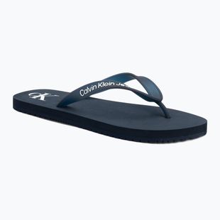 Men's Calvin Klein YM0YM01267 Beach Sandal Transparent Tpu navy/bright white flip flops