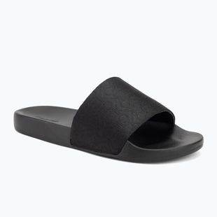 Calvin Klein men's flip-flops HM0HM01762 Pool Slide Jaq Mono black mono jacquard