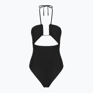Women's one-piece swimsuit Calvin Klein KW0KW02813 Ck Wire Plunge One Piece-RP pvh black
