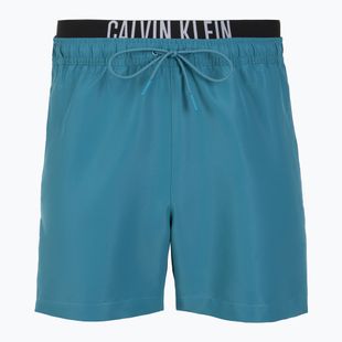 Men's Calvin Klein KM0KM01093 Intense Power Medium Double WB storm blue swim shorts