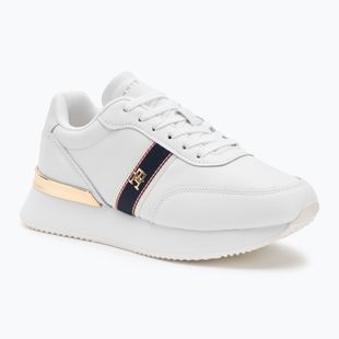 Tommy Hilfiger women's Webbing Runner white shoes