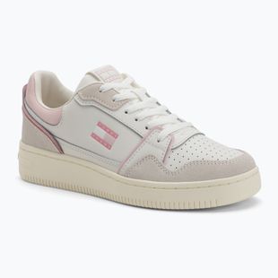 Tommy Jeans Retro Basket women's shoes ecru/misty pink