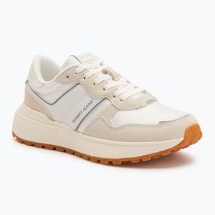 Tommy Jeans Cleated Runner ecru women's shoes