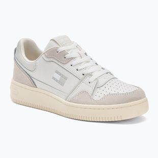 Tommy Jeans Retro Basket women's shoes ecru/stratus grey