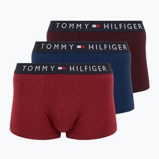 Boxers Tommy Hilfiger UM0UM03180 Trunk 3 pairs deep burgundy/purple navy/deep rouge heather
