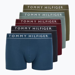 Tommy Hilfiger men's boxer shorts UM0UM03679 5 pairs desrt sky/fossil blu/utility oliv/grove grn/rouge