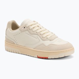 Men's Tommy Hilfiger Basket Better Mix Lth ivory petal shoes