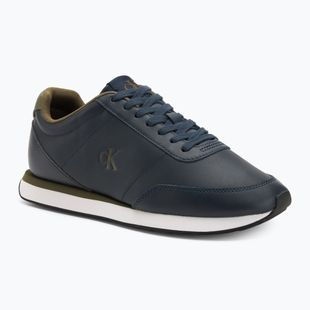 Men's shoes Calvin Klein YM0YM01355 Retro Runner Essential Leather navy/capers