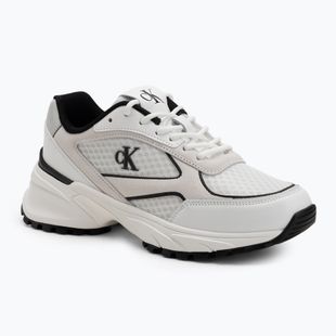 Women's shoes Calvin Klein YW0YW02009 Hike Runner Mesh Mix MET MG bright white/black