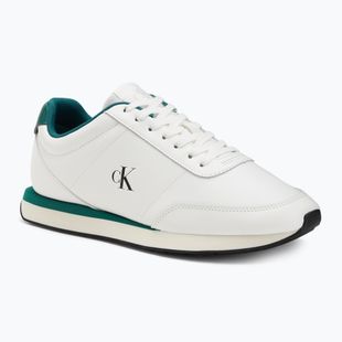 Men's shoes Calvin Klein YM0YM01355 Retro Runner Essential Leather bright white/galapagos