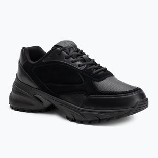 Men's shoes Calvin Klein YM0YM01289 Hike Runner HF Leather Mix triple black