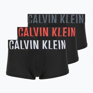 Boxers Calvin Klein 000NB3611A Low Rise Trunk 3 pairs black bodies/white/turbulence/velvet