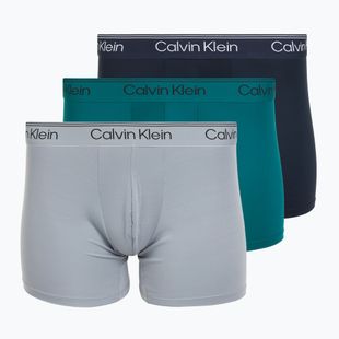 Boxers Calvin Klein LV00NB4410 Brief 3 pairs sleet/teal marine/shoreline