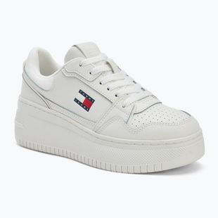 Women's shoes Tommy Jeans Retro Basket Flatform ecru