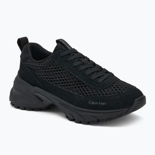 Women's shoes Calvin Klein YW0YW02030 Hike Runner Lace Up Techmix triple black