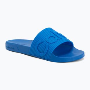 Men's slides Calvin Klein HM0HM02113 Ess Texture lapis blue