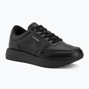 Men's shoes Calvin Klein HM0HM02146 City Runner Laceup Leather triple black