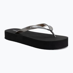 Women's flip-flops Calvin Klein HW0HW03120 Flatform triple black