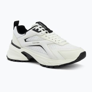Women's shoes Calvin Klein HW0HW03002 Hike Run Ckstripe Mesh bright white/black