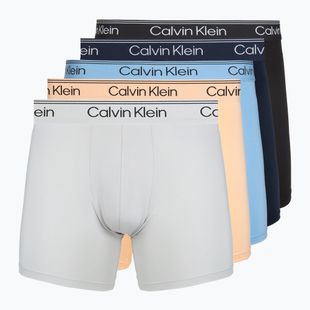 Men's boxers Calvin Klein LV00NB4413 Brief 5 pairs light cast/shoreline/peach bliss/bl