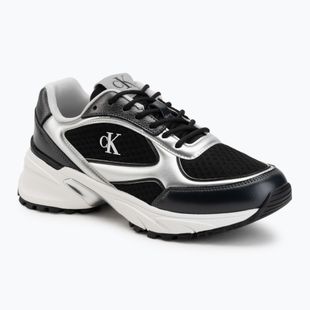 Men's shoes Calvin Klein YM0YM01402 Hike Runner Laceup Mesh Mix black/silver