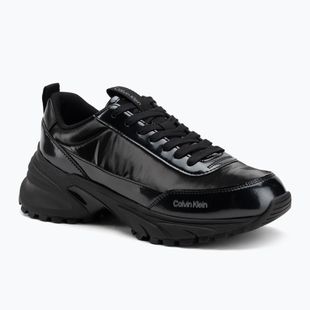 Women's shoes Calvin Klein YW0YW02043 Hike Runner Lace Up Pearl Nylon triple black