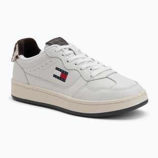 Women's shoes Tommy Hilfiger Archive 98 Calf Hair Tab ecru/dark coffe