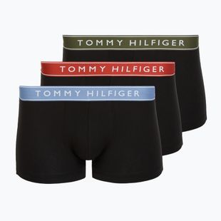 Boxers Tommy Hilfiger Trunk WB 3 pairs brick blue/terra red/army green