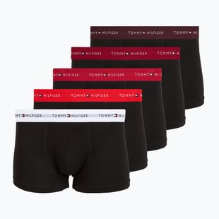 Men's boxers Tommy Hilfiger Trunk WB 5 pairs rs ju/fr rd/md mr/white/dp brg