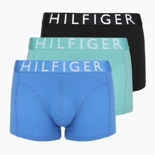 Boxers Tommy Hilfiger Trumk 3 pairs arctic aqua/black/cobalt blue