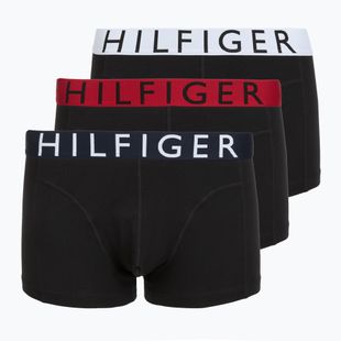 Boxers Tommy Hilfiger Trunk WB 3 pairs medium red/tommy hilfiger white/desert sky