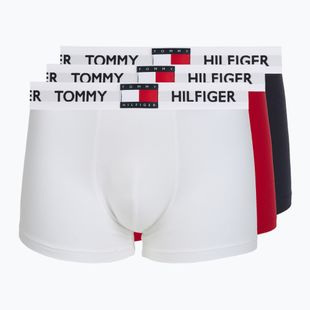 Men's boxers Tommy Hilfiger Trunk medium red/white/navy blue