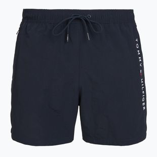 Men's swim shorts Tommy Hilfiger Medium Drawstring Zip Pocket desert sky