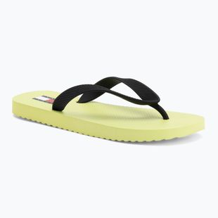 Women's flip-flops Tommy Jeans Logo Summer lime essence/black